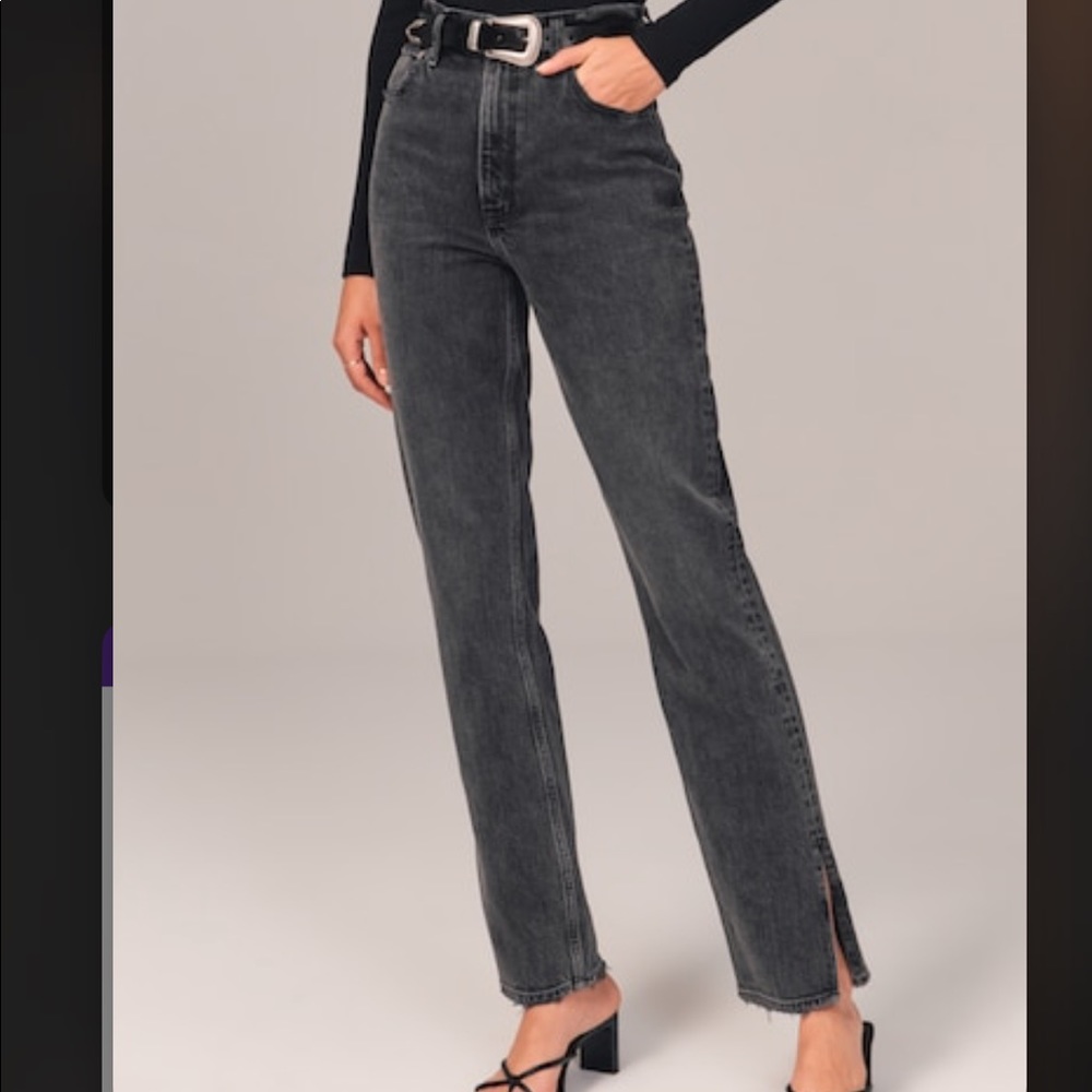 90s Ultra High Rise Straight Jeans SIZE 31S